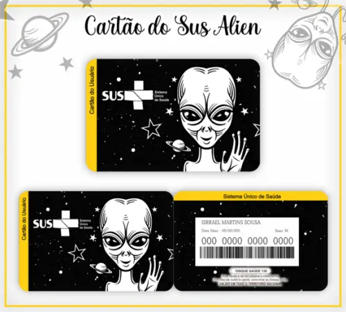 Cartão SUS Alien