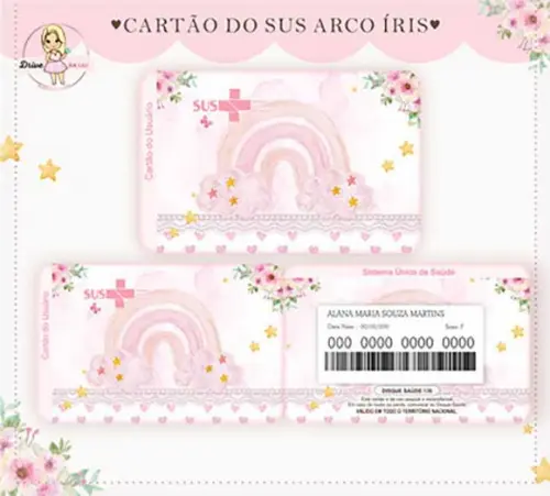 Cartão Sus Arco Iris