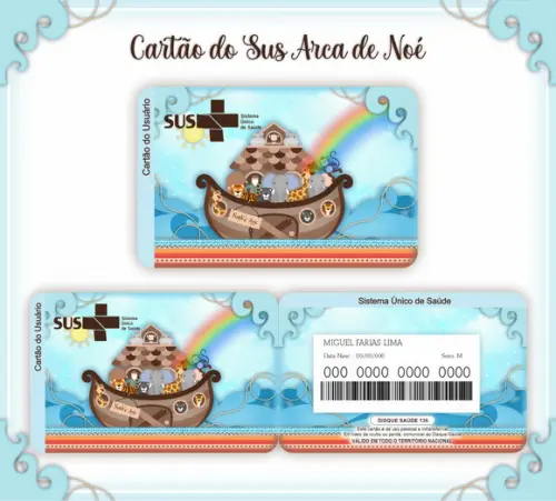 Cartão SUS Arca de Noé