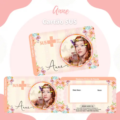 Cartão SUS Anne
