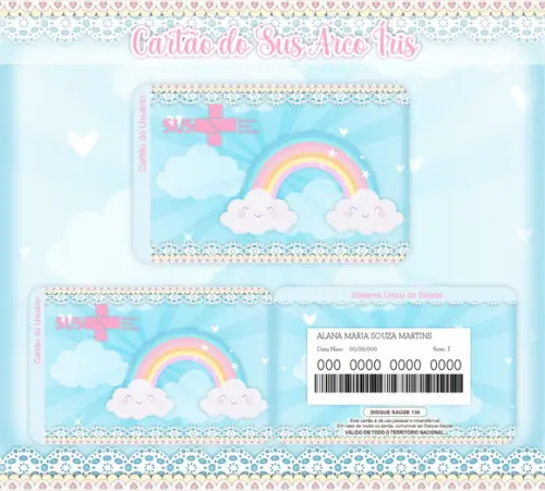 Cartão Sus Arco Iris