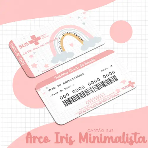 Cartão Sus Arco Iris Menina