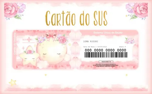 Cartão Sus Baby