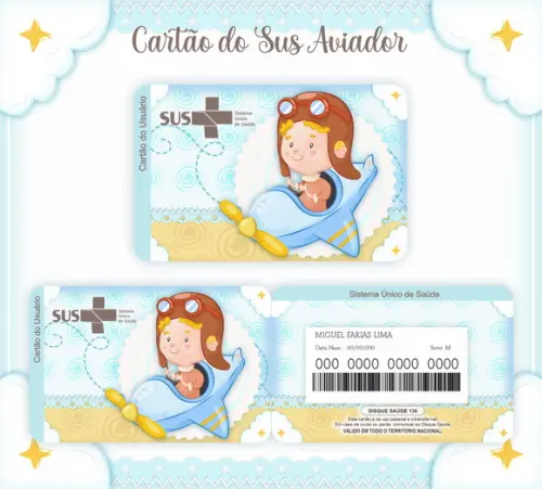 Cartão SUS Aviador