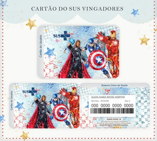 Cartão Sus Avengers