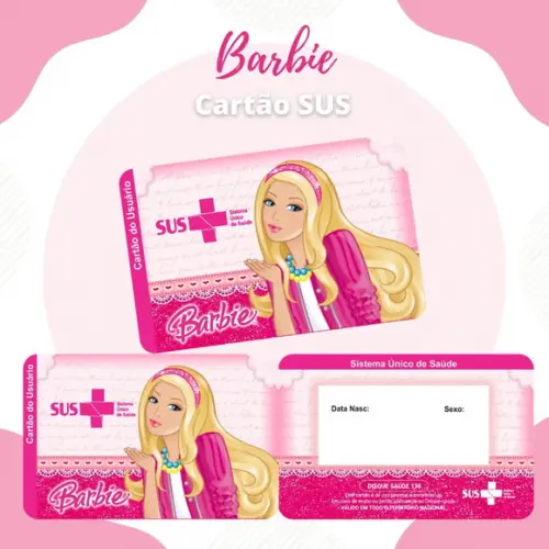 Cartão Sus Barbie