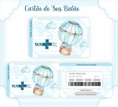 Cartão SUS Balão