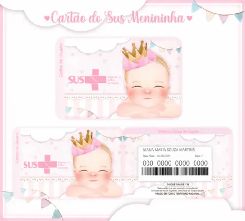 Cartão SUS Bebê