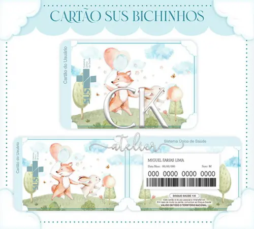 Cartão Sus Bichinhos