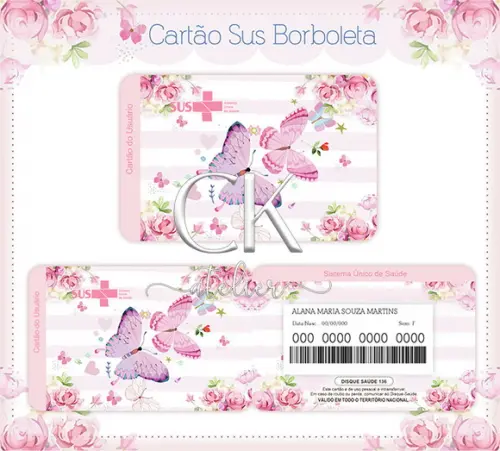 Cartão Sus Borboleta