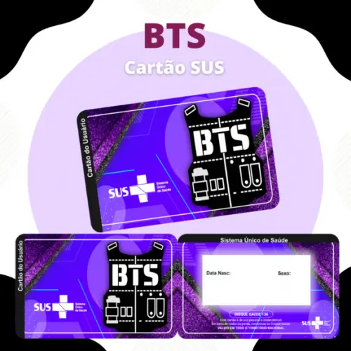 Cartão SUS BTS