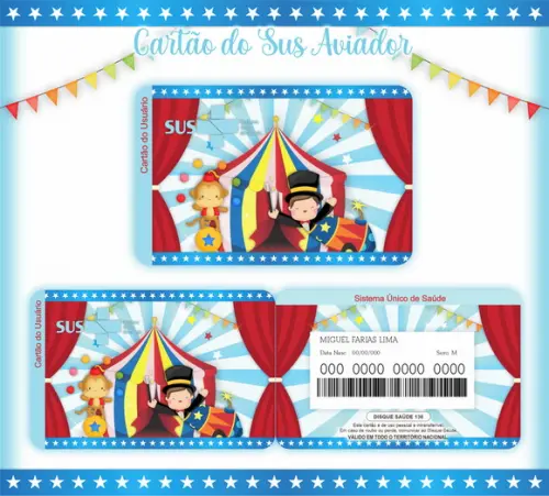 Cartão SUS Circo