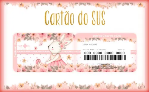 Cartão Sus Coelhinha