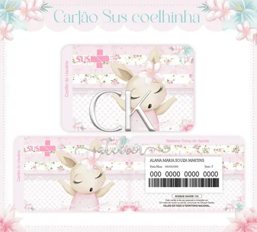 Cartão Sus Coelhinha