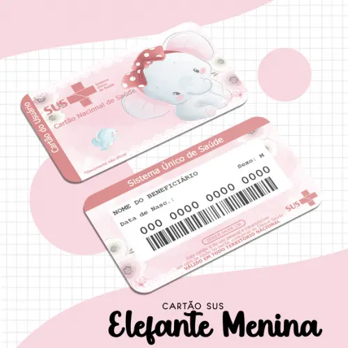 Cartão SUS Elefante