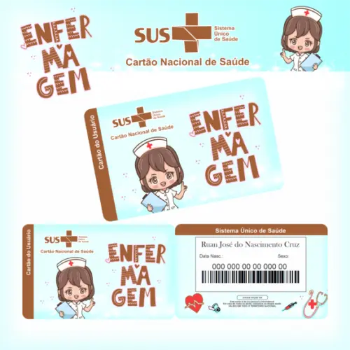 Cartão SUS Enfermagem