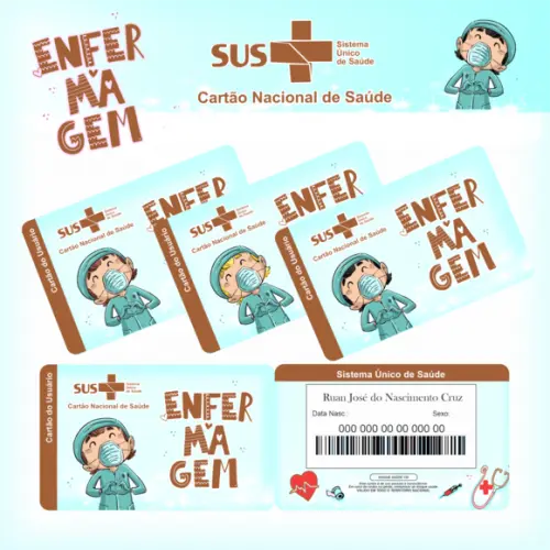 Cartão SUS Enfermagem