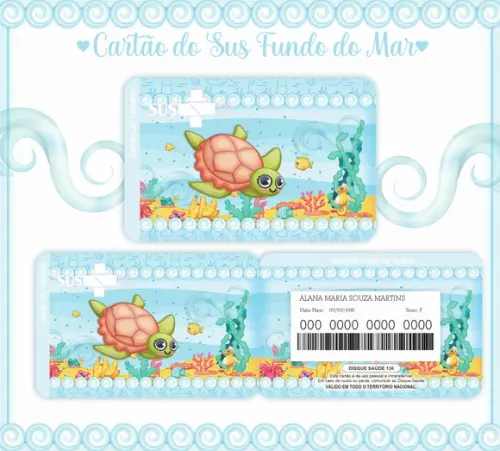 Cartão SUS Fundo do Mar