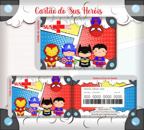 Cartão SUS Heróis