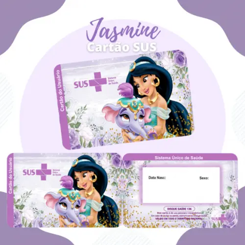 Cartão SUS Jasmine