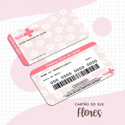 Cartão SUS Margaridas
