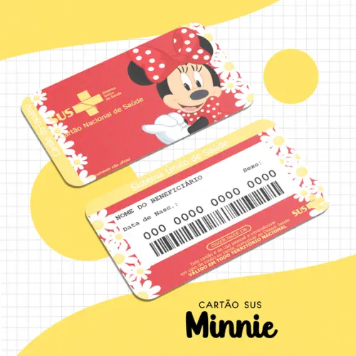 Cartão SUS Minnie