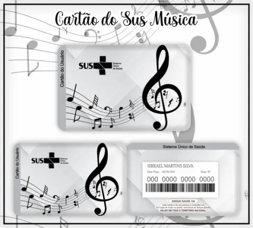 Cartão SUS Música