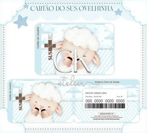 Cartão Sus Ovelhinha