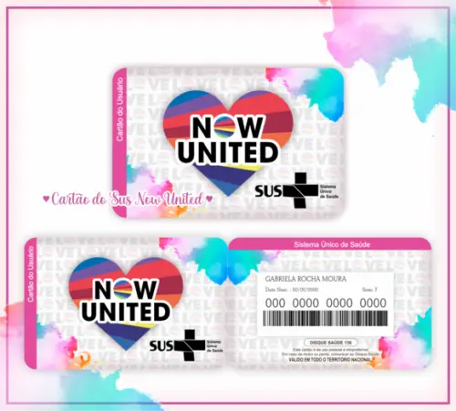 Cartão SUS Now United