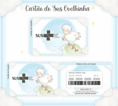 Cartão SUS Ovelinha