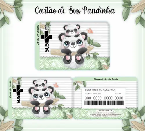 Cartão SUS Panda