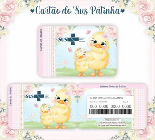 Cartão SUS Patinha