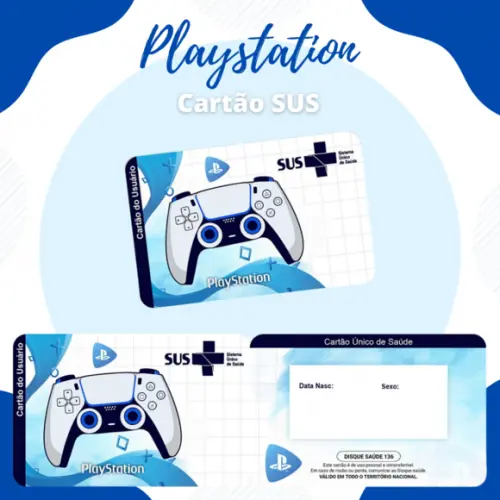 Cartão SUS Playstation