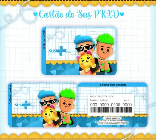 Cartão SUS Pkxd
