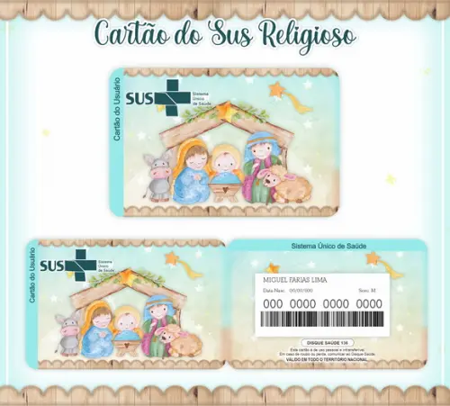 Cartão SUS Religioso