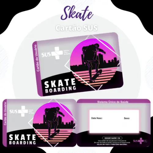 Cartão SUS Skate