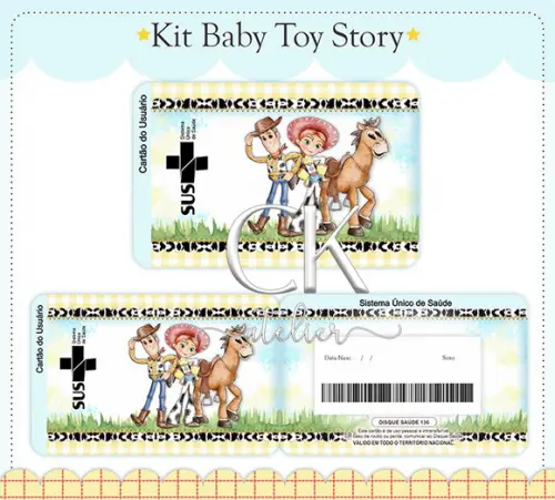 Cartão Sus Toy Story