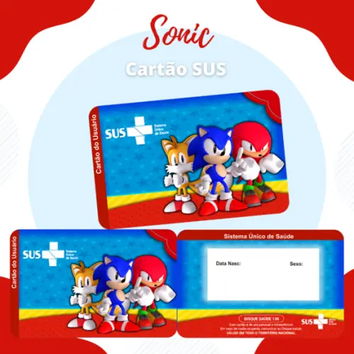 Cartão Sus Sonic
