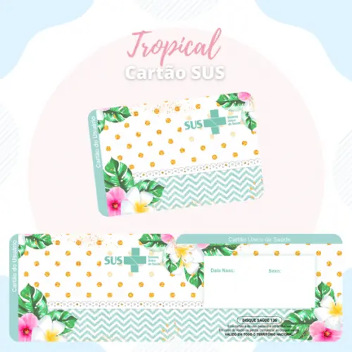 Cartão SUS Tropical