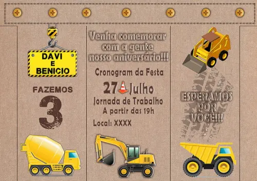 Convite Digital Caminhão e Trator