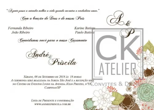 Convite Digital Casamento