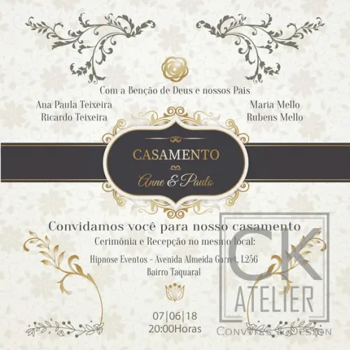 Convite Digital Casamento