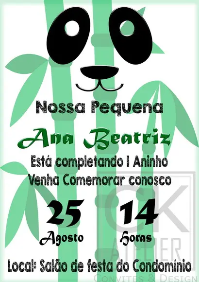 Convite Digital Chá de Bebê Animais Cute