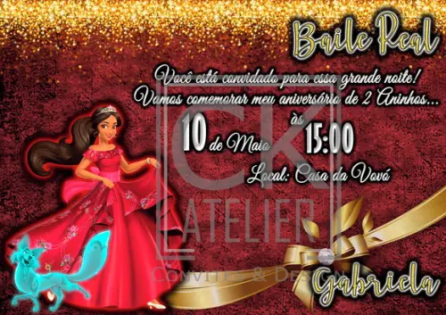 Convite Digital Elena of Avalor