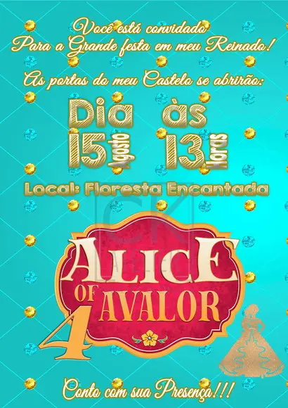 Convite Digital Elena of Avalor