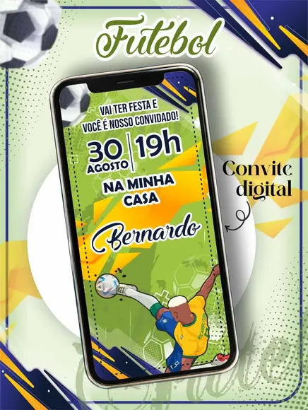 Convite Digital Futebol