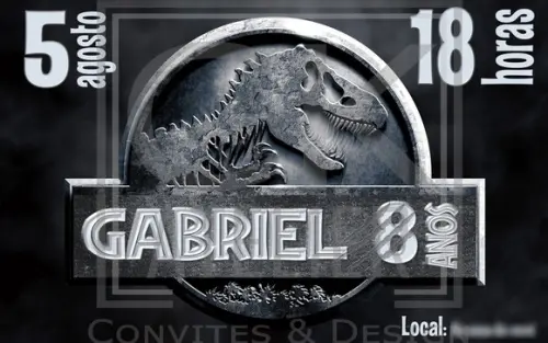 Convite Digital Jurassic World
