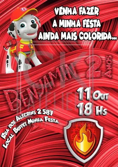 Convite Digital Patrulha Canina
