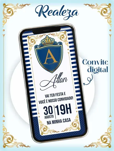 Convite Digital Realeza