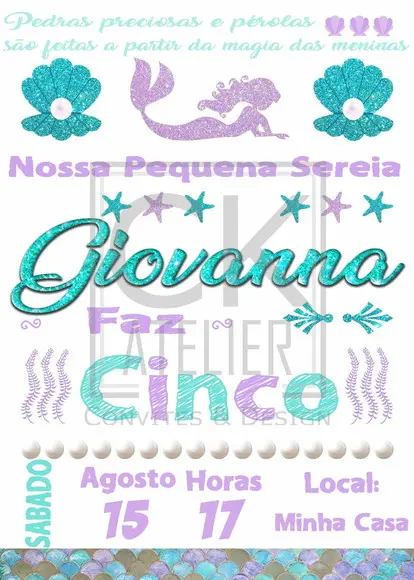 Convite Digital Sereia